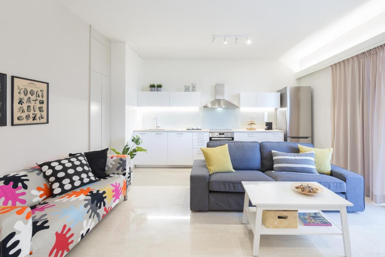 Effie'S Cozy Beach Front Apartment Rethymno Eksteriør bilde